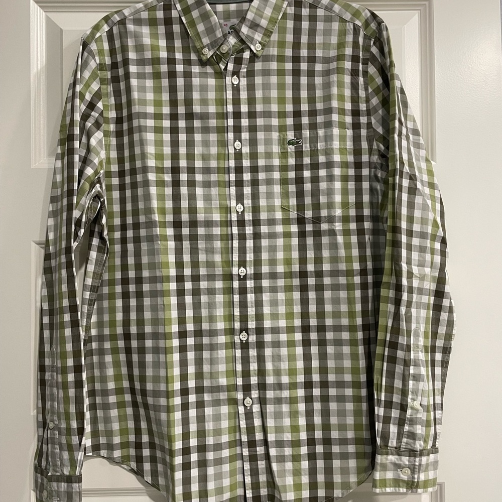 Lacoste button down shirt size 40/M